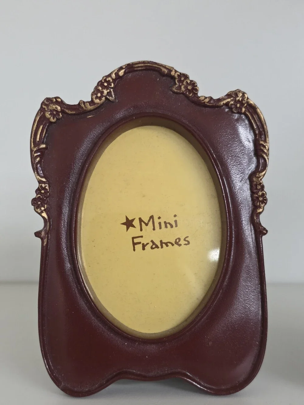 Anthropologie Pair of Baroque Mini Picture Frames